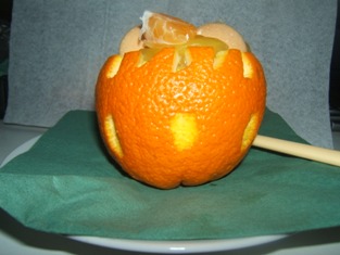 pomarančový puding