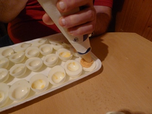 plnenie vajíčok
