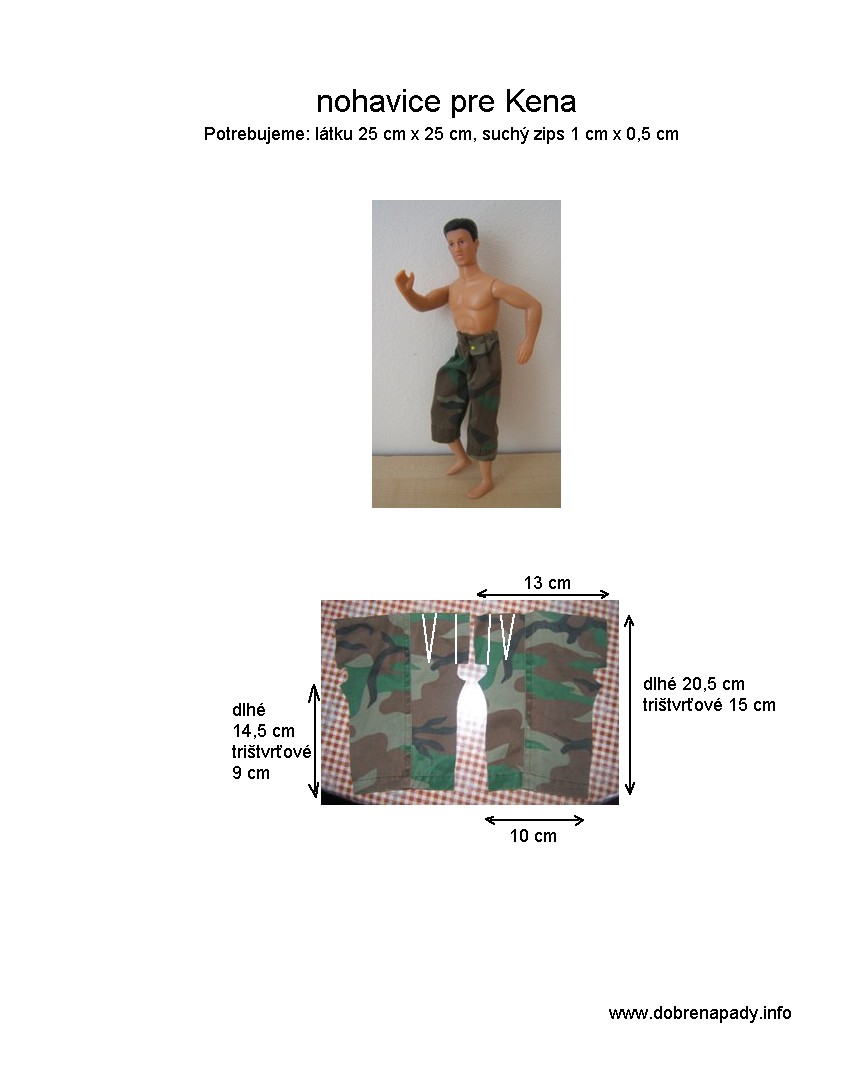 nohavice navod