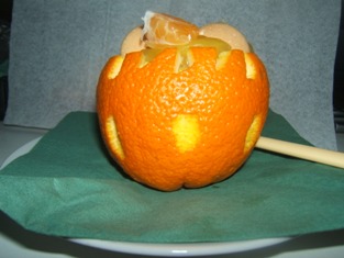 pomarančový puding