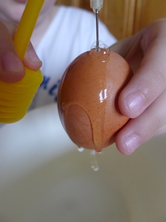 vyfukovanie vajíčka