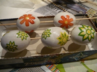 krakelované vajíčka