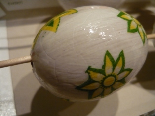 krakelované vajíčka