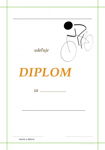 Diplom pre cyklistu