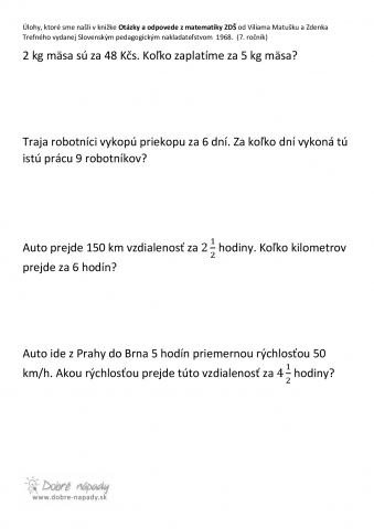 historické úlohy