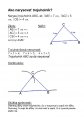 Trojuholník - rysovanie sss